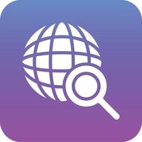 Global Search Vector Icon