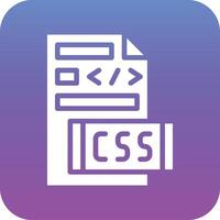 CSS File Vector Icon