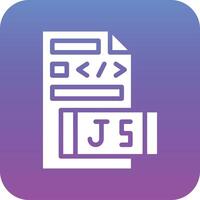 icono de vector de archivo javascript