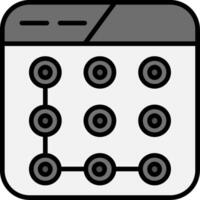 Lock Pattern Vector Icon