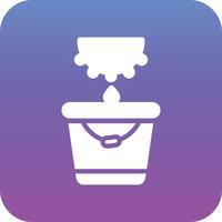 Milk Bucket Vector Icon