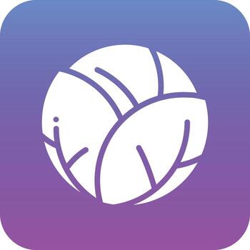 icono de vector de repollo
