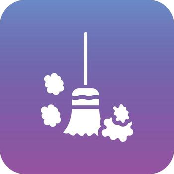 limpiar el polvo vector icono