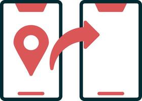 Share Location Vector Icon