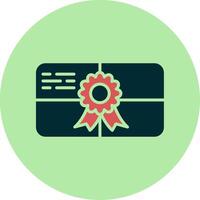 Gift Card Vector Icon