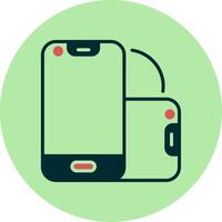 Foldable Smartphone Vector Icon