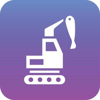 Backhoe Vector Icon