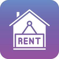 Rent House Vector Icon