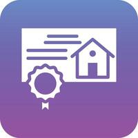 Property Contract Vector Icon