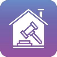 House Auction Vector Icon