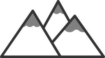 Rocky Mountains Vector Icon