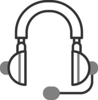 icono de vector de auriculares