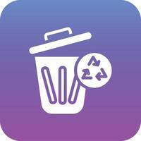 Trash Recycle Vector Icon