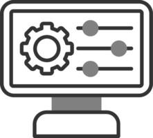 icono de vector de configuración