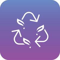 Leaf Recycle Vector Icon