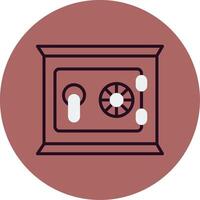 Safe Box Vector Icon