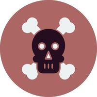 Skull And Bones Vector Icon