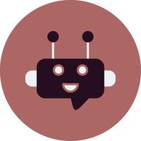 Robot Chat Vector Icon