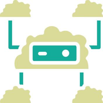 Cloud Computing Vector Icon