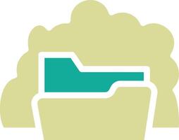 Cloud Folder Vector Icon