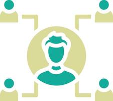 User Connection Vector Icon