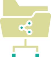 Shared Folder Vector Icon