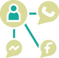 Social Network Vector Icon