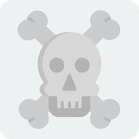 Skull And Bones Vector Icon