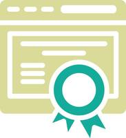 Certificate Vector Icon