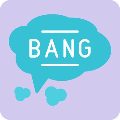 Bang Vector Icon