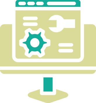 Web Configuration Vector Icon