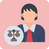 Lawyer Vector Icon