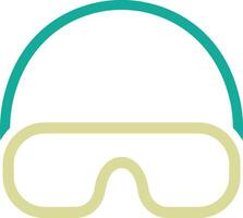 Swimming Glasses Vector Icon