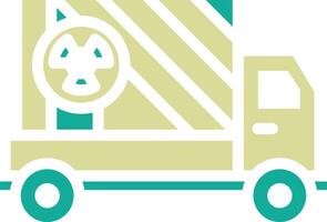 Neclear Truck Vector Icon