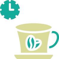 icono de vector de descanso para tomar café