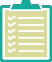 Tasks Checklist Vector Icon