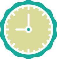 icono de vector de reloj de pared