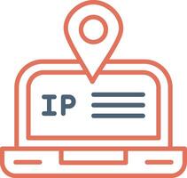 ip vector icono