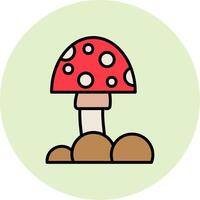 Fungi Vector Icon