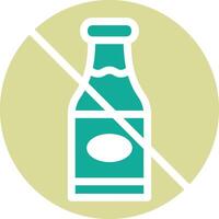 No Drink Vector Icon