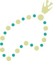 Praying Beads Vector Icon