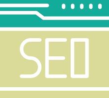 sitio web seo vector icono