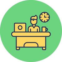 Workaholic Vector Icon