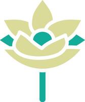 Lotus Flower Vector Icon