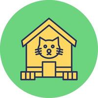 Pet House Vector Icon