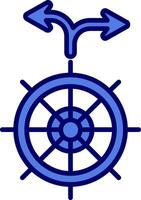 icono de vector de barco