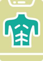 abdominales vector icono