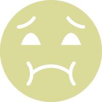 Nauseated Face Vector Icon