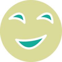 Smirking Face Vector Icon