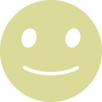 Slightly Smiling Face Vector Icon